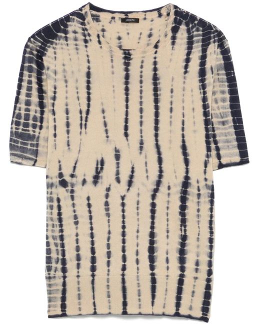 Joseph タイダイプリント ニット Tシャツ Natural