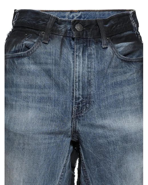 PROTOTYPES Blue Sprayed-Effect Jeans for men