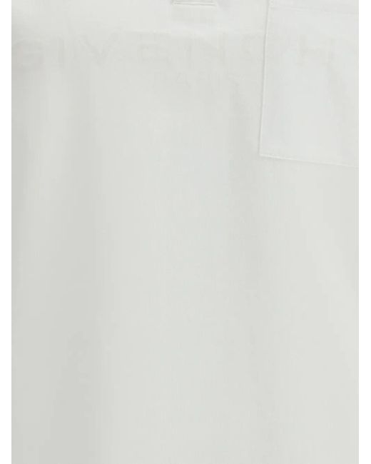 Polo À Logo Imprimé Givenchy pour homme en coloris White