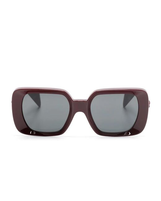 Versace Gray Medusa-Plaque Sunglasses