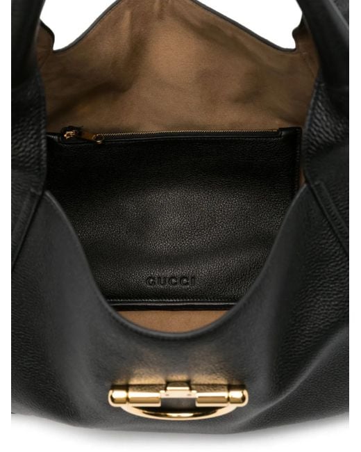 Gucci ラージ Softbit トートバッグ Black