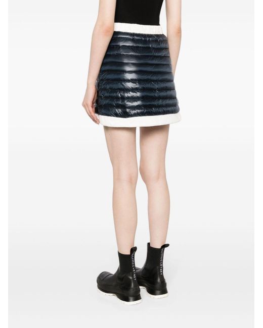 Herno Black Quilted Mini Skirt