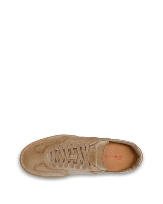 Santoni Brown Sneaker Dbs Oly for men