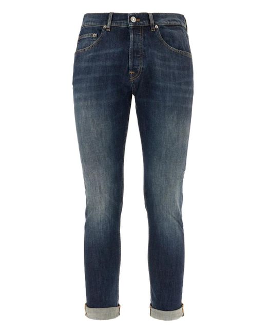 Dondup Jeans Met Omgeslagen Pijpen in het Blue voor heren