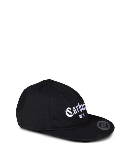 Carhartt Black Flat-Visor Baseball Cap for men
