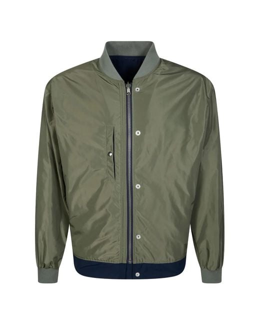 Department 5 Blue Reversible Bomber Jacket for men
