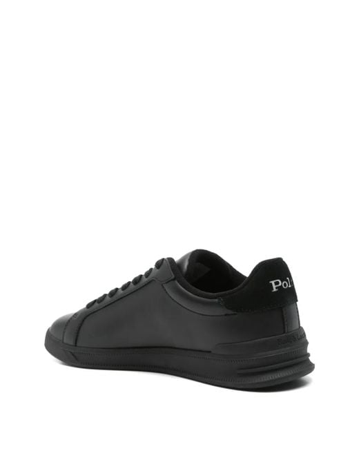 Polo Ralph Lauren Black Hrt Crt Ii-Sneakers for men