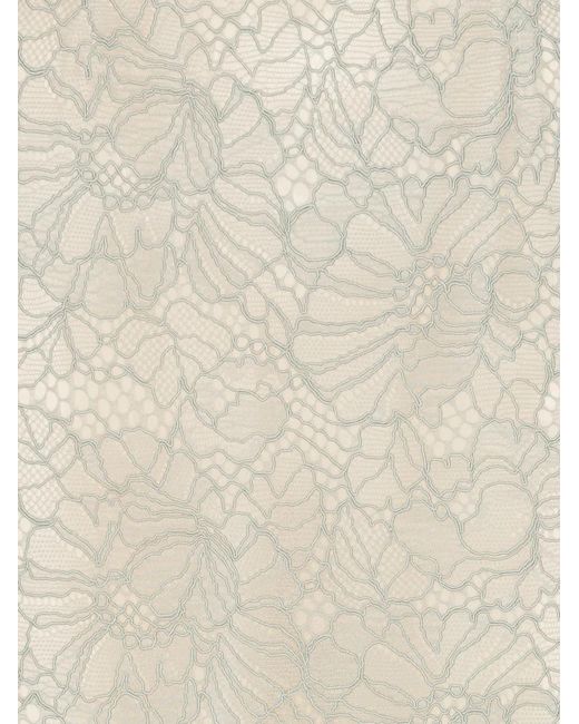 ROTATE BIRGER CHRISTENSEN White Lace Strapless Dress