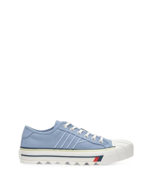 Pro Keds Blue Vulcanised Panelled Sneakers for men