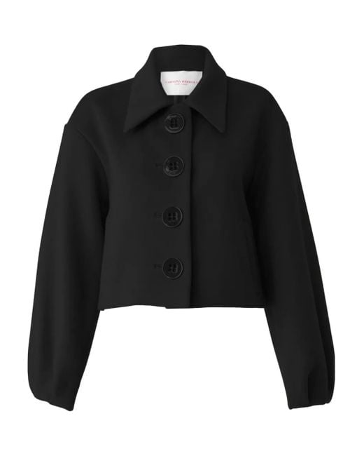 Giacca Crop di Carolina Herrera in Black
