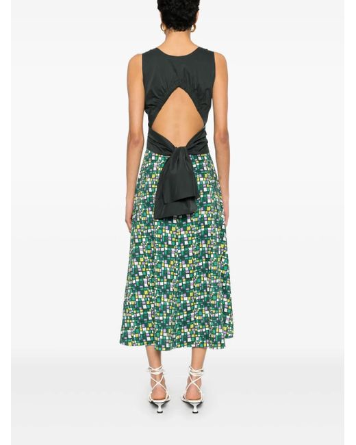 Weekend by Maxmara Green Frisia Maxi Dress