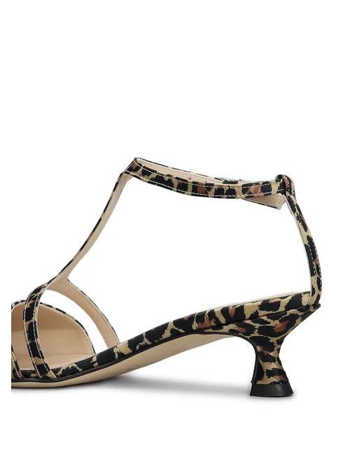 Anna F. Brown 55Mm Leopard-Print Pumps