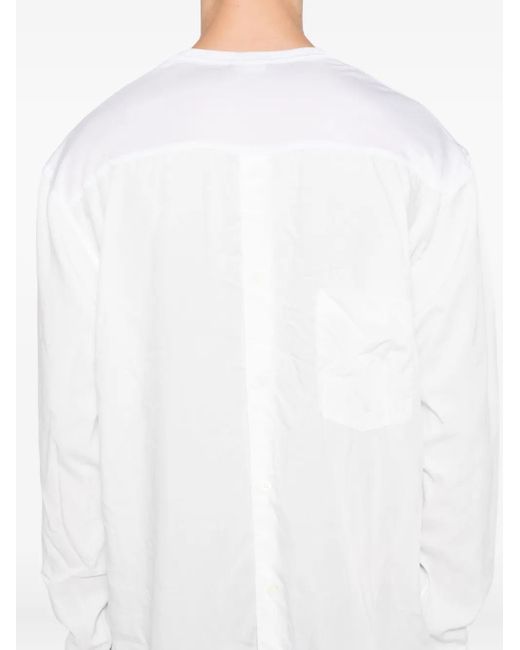 Comme des Garçons T-Shirt mit Hemddetail in White für Herren
