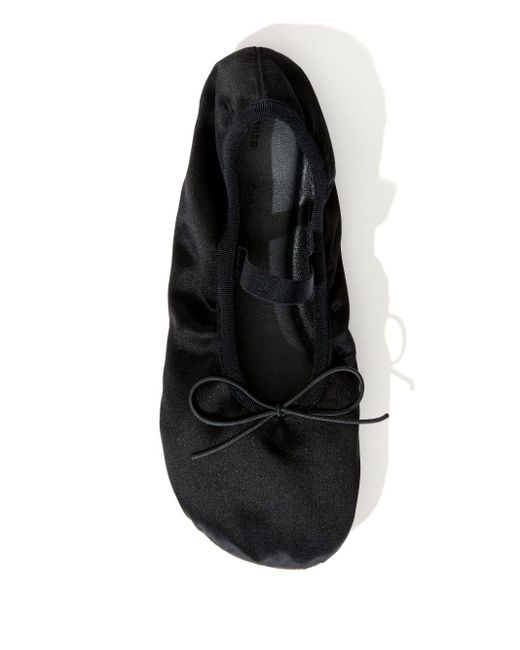 Proenza Schouler Black Glove Mary Jane Ballerina Shoes
