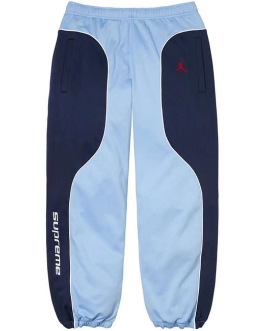 Supreme Blue X Jordan Tricot Track Pants for men