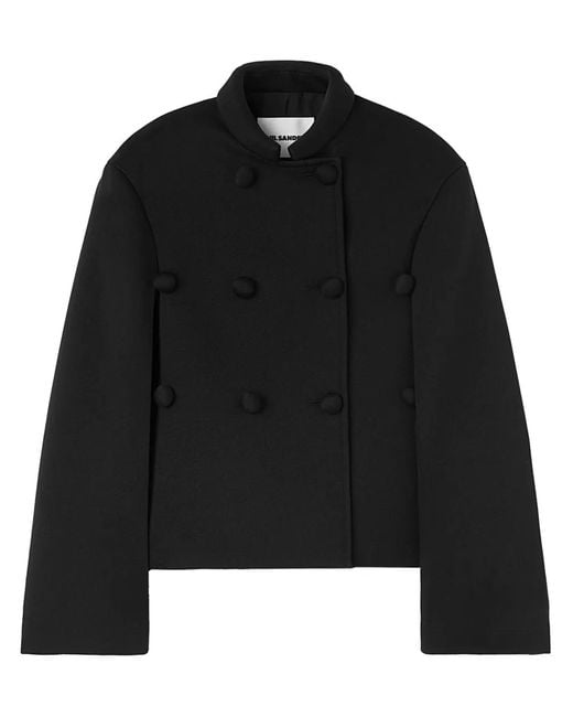 Jil Sander Black Oversize Wool Blazer