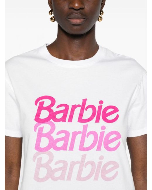 Mc2 Saint Barth Pink X Barbie Emilie Cotton T-shirt