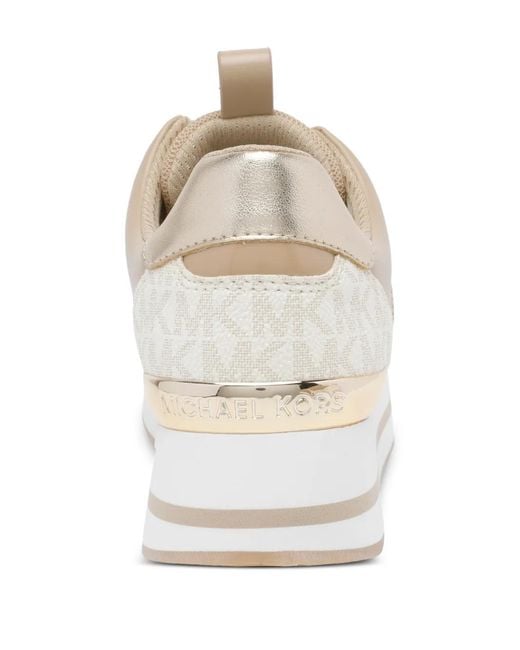 MICHAEL Michael Kors White Baskets Raina À Logo Imprimé