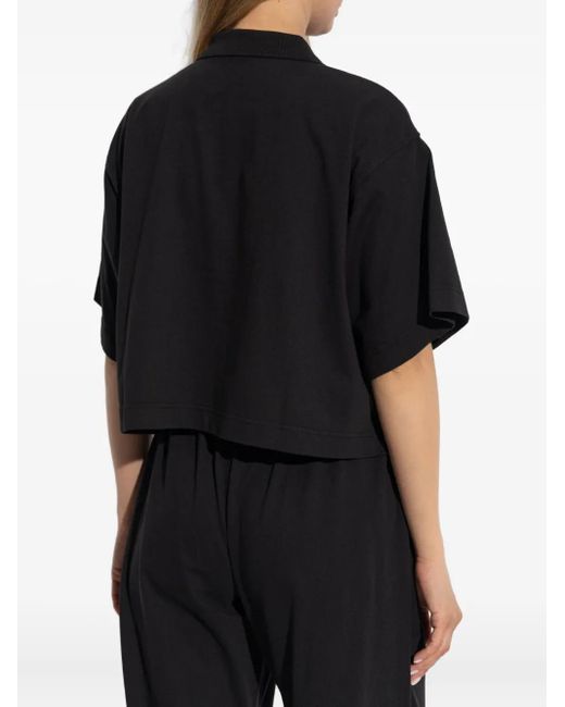 Alexander Wang Poloshirt Met Korte Mouwen in het Black