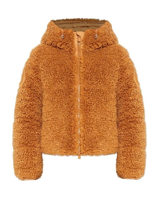 Save The Duck Orange Hooded Zip Jacket