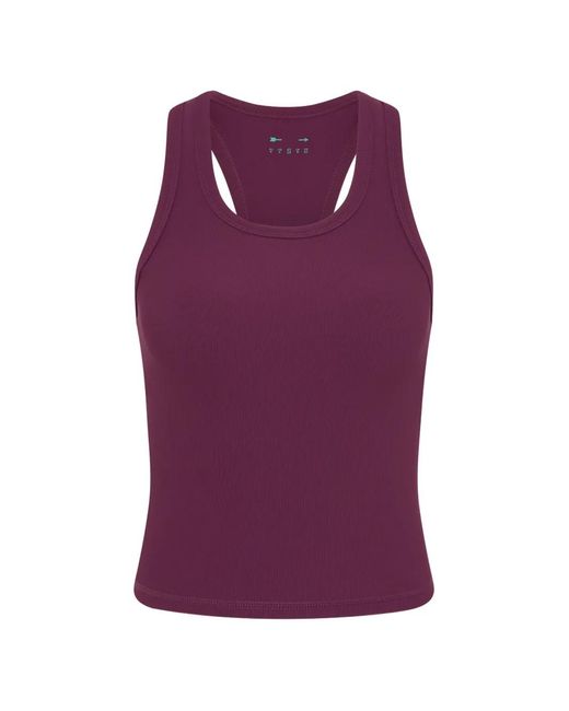 The Upside Purple Pele Sophie Ribbed Tank Top