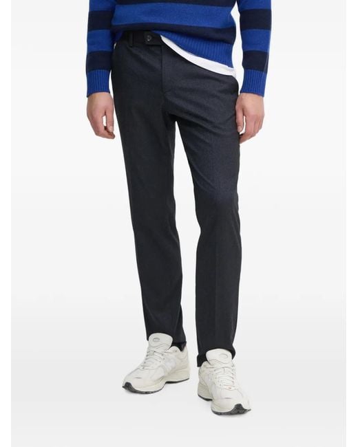 Sisley Blue Button Trousers for men