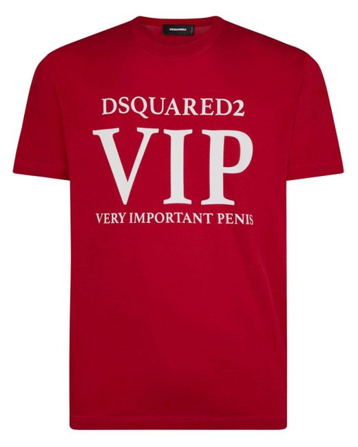 T-shirt VIP Cool Fit DSquared² pour homme en coloris Red
