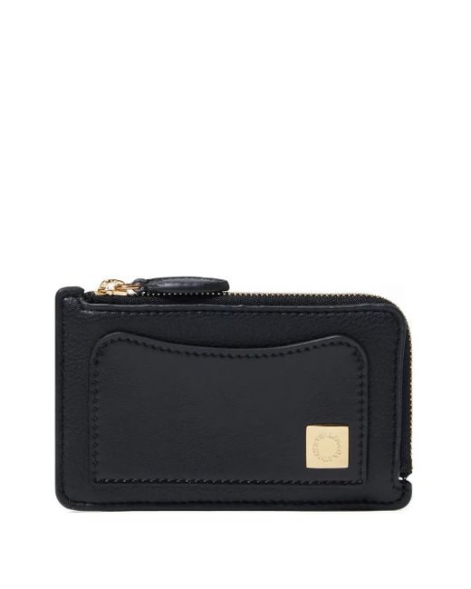 Stella McCartney Black Logo-Plaque Cardholder