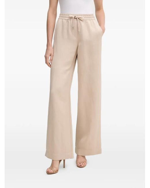 MARC AUREL Natural Pantalon À Lien De Resserrage