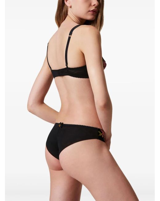 Sujetador con aros Twinset de color Black