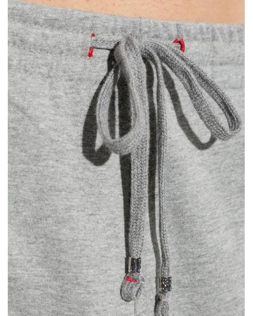 DIESEL Gray Lenny-D-Core Track Pants for men