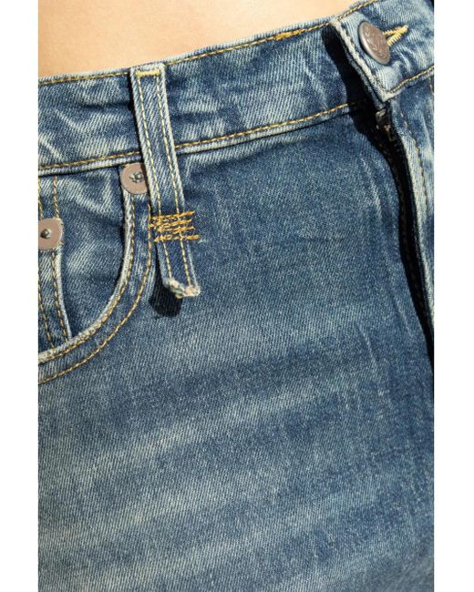 Jeans Con Applicazione di R13 in Blue