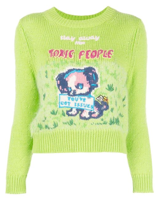Marc Jacobs Green X Magda Archer Pullover