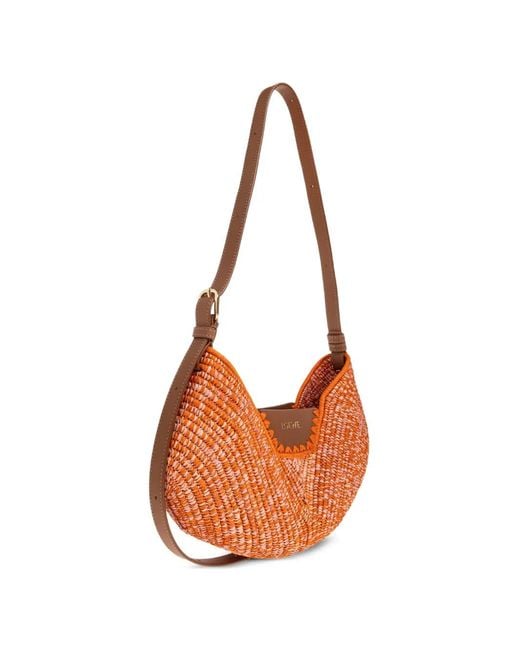 Loewe White Medium Swing Tote Bag