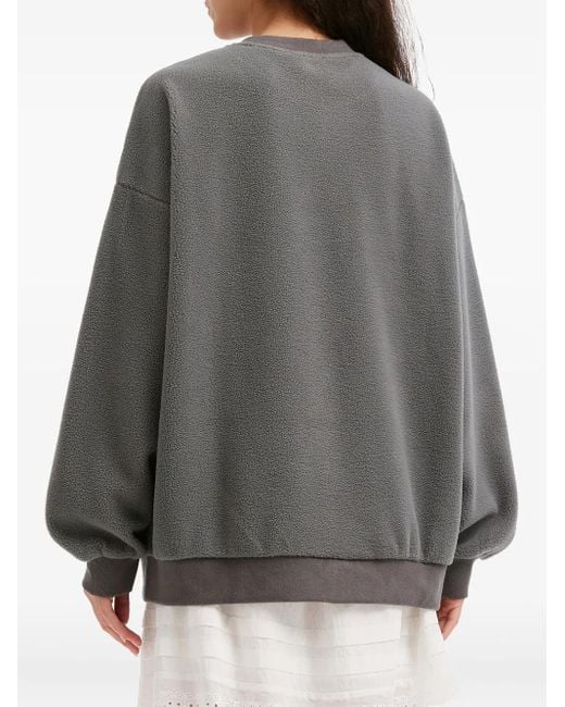 B+ AB Gray Bow-Appliqué Sweater
