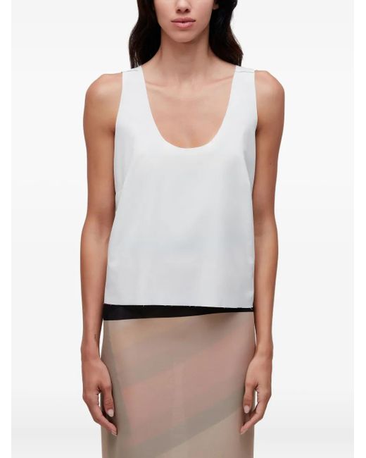 Osklen White Scoop-Neck Tank Top