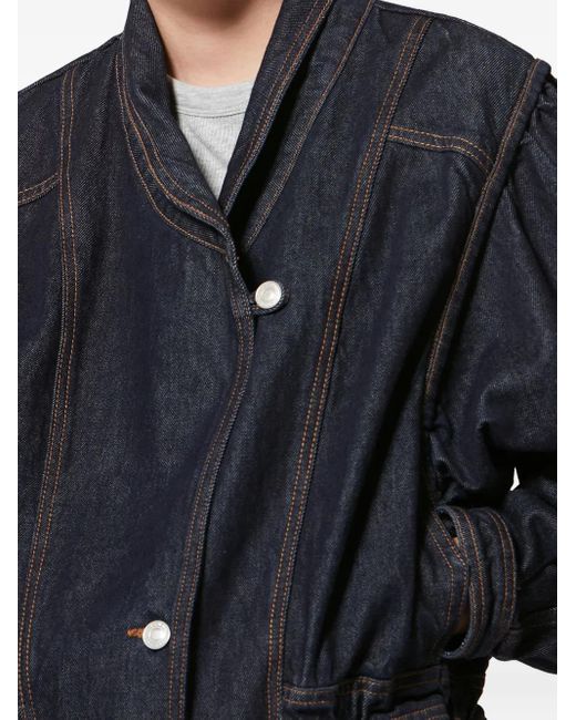 Isabel Marant Blue Dolie Button Jacket