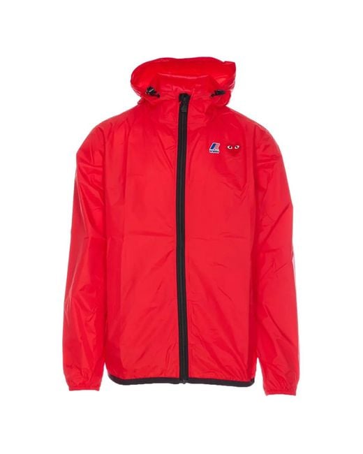 COMME DES GARÇONS PLAY Red X K-Way Veste À Logo Cœur
