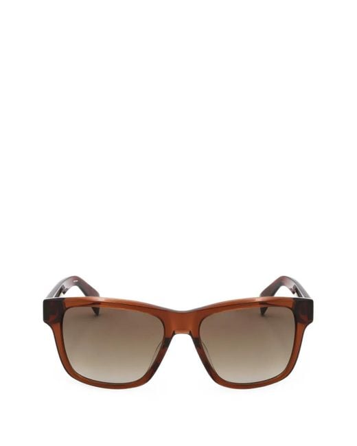 Rag & Bone Brown Square-Frame Sunglasses for men