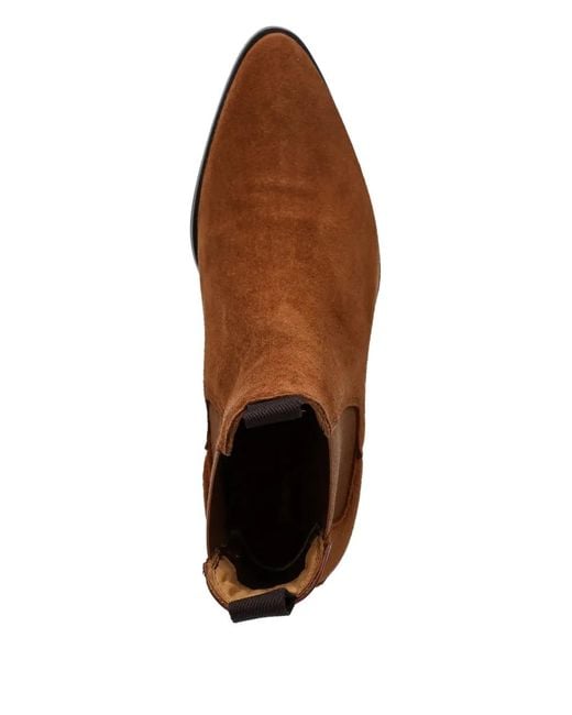 Gant Brown 45Mm Pointed-Toe Heeled Boots