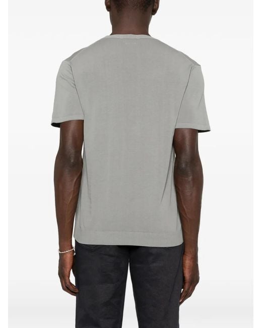 Daniele Fiesoli Gray T-Shirt À Patch Logo for men