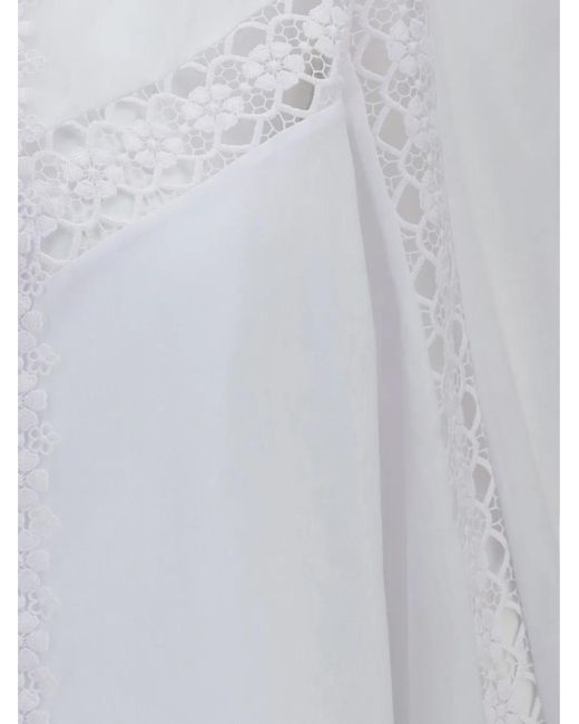 Charo Ruiz White Devi Blouse