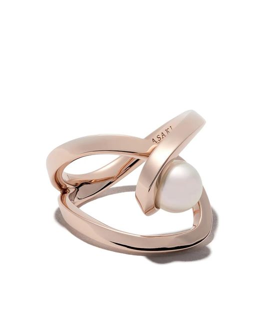 Anello Atelier Aurora di Tasaki in White