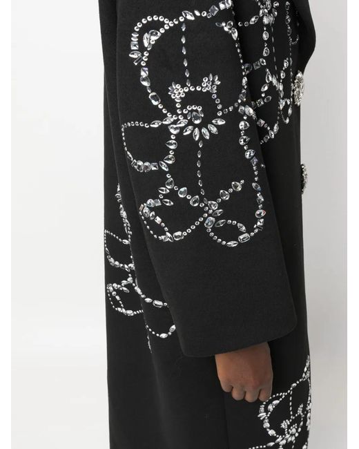 Philipp Plein Oversized Jas in het Black