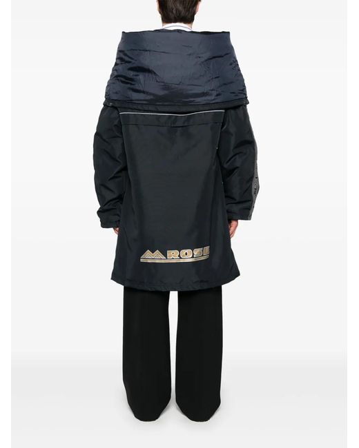 Martine Rose Black Reverse Manager Coat