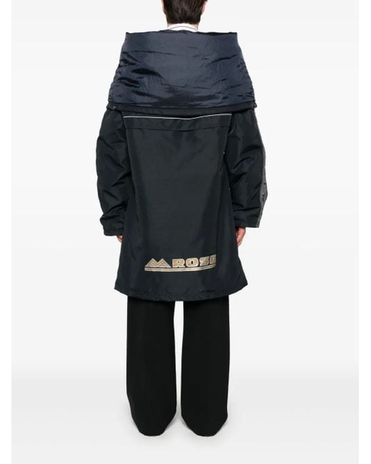 Martine Rose Black Reverse Manager Coat