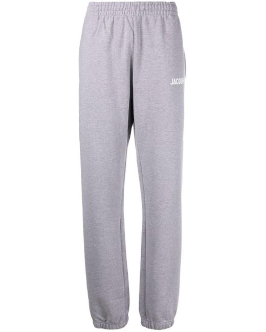 Jacquemus Cotton Le Jogging Track Pants in Grey (Grey) | Lyst Canada