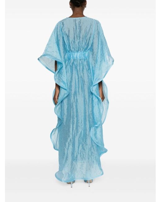 Robe à coupe longue Baruni en coloris Blue