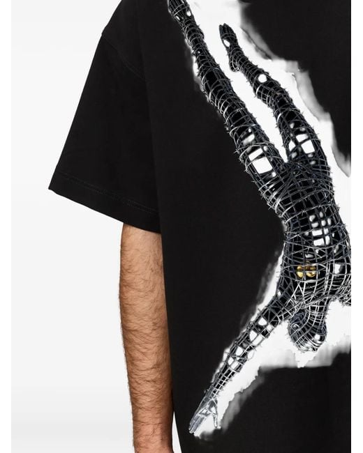 Hamza Black Heart T-Shirt for men