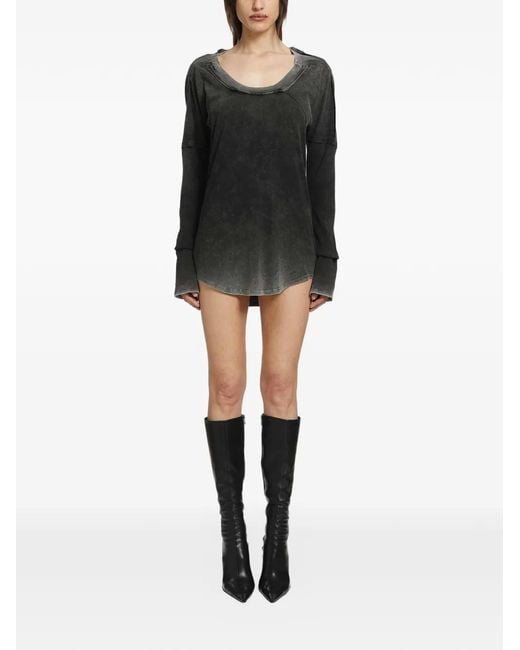 KNWLS Black Bellona Mini Dress